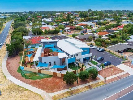 aerial view on 1-3 Forrest Road, Padbury