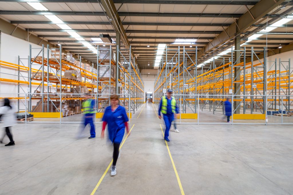 image of industrial property warehouse and logistics fulfilment staff