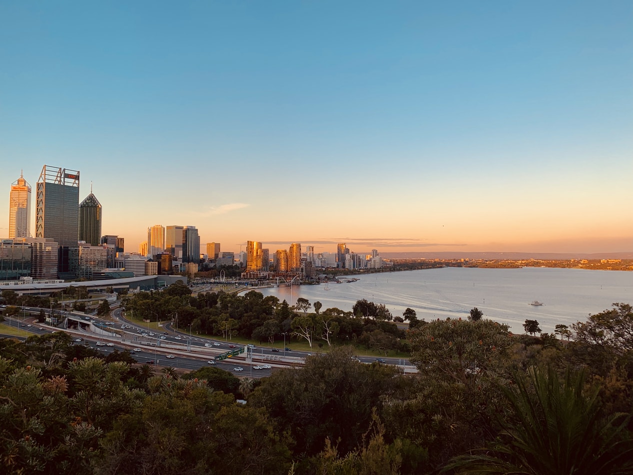 View from Kings Park in Perth